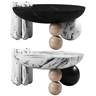 Sculptural Patisserie Coffee Table by Lara Bohinc