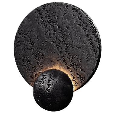 PHANUEL BLACK Stone Wall Sconce 3D model image 1 