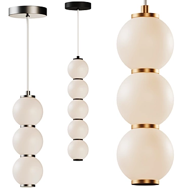 Bijou Geometric Elegance Light Fixtures 3D model image 1 