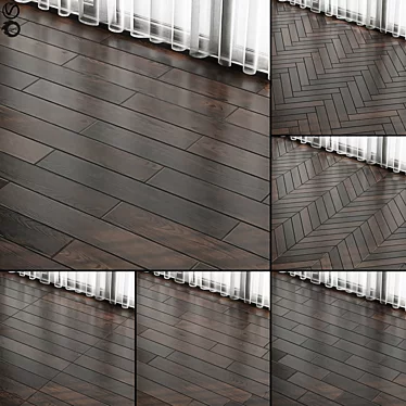 Parquet Tile Wood PBR Material Vol5