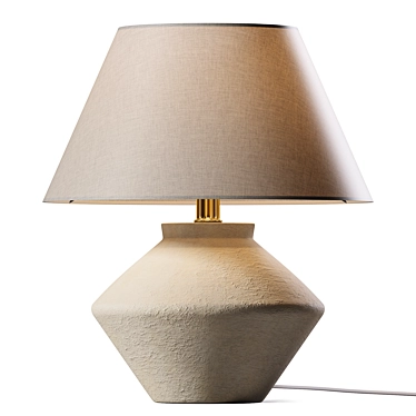 Sophisticated Ceramic Table Lamp 3D model image 1 