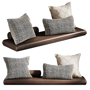 Decorative Pillow Set for Home 3D model image 1 