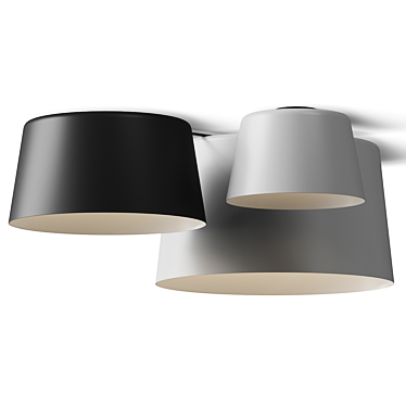 Vibia Tube 6115 Ceiling Light 3D model image 1 