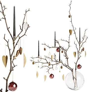 Ferm Living Christmas Decor 3D model image 1 