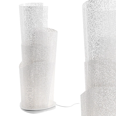 Perforated Blossom Table Lamp 3D model image 1 