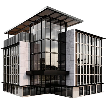 Elegant No82 Residential Building 3D model image 1 