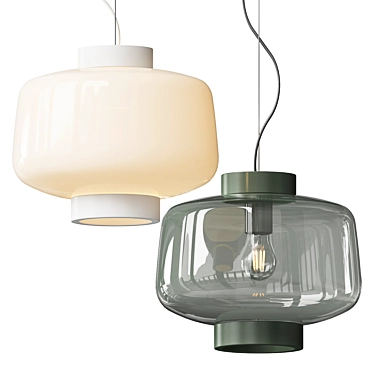 Modern Dusk Pendant Light 3D model image 1 