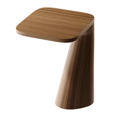 Bora Coffee Table Walnut MDF 3D model image 1 