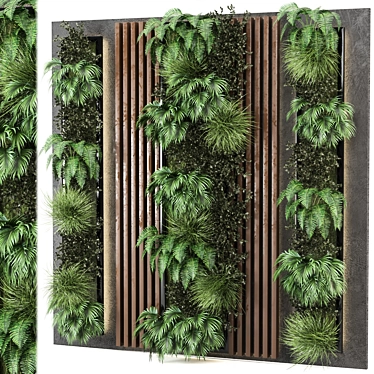 Vertical Wall Garden Set 1126 3D model image 1 