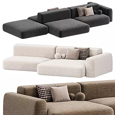 Tamamm Sky Modular Sofa: Corona Render 3D model image 1 