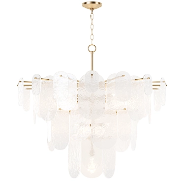 Echo Glass Alpert Pendant Chandelier 3D model image 1 