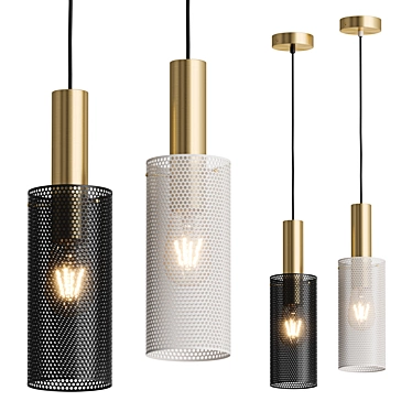 Modern Metal Cylinder Pendant Light