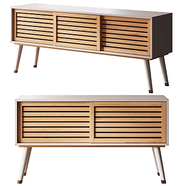 Modern Sideboard Set for 3D 3D model image 1 