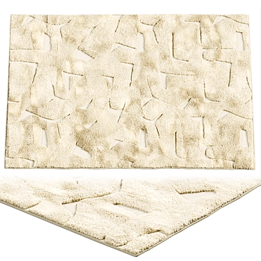 Neutral Tufted Area Rug [8x10] 3D model image 1 