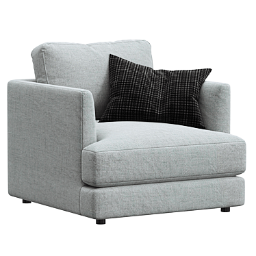 Modern Haven Chair: West Elm 3D model image 1 