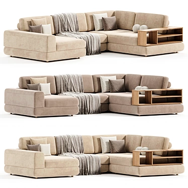 Modular Sofa - Boss Modool 3D model image 1 