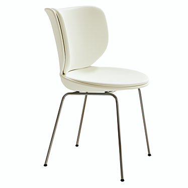 Elegance Exemplified: Moooi Hana Chair 3D model image 1 