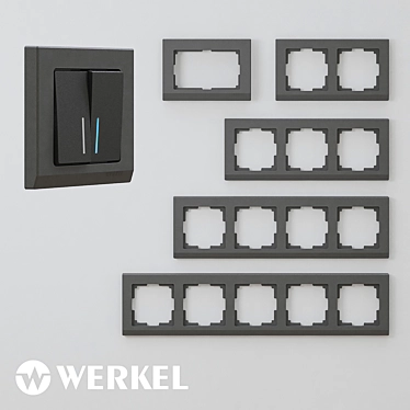 Stark Plastic Frames: Werkel Switches 3D model image 1 