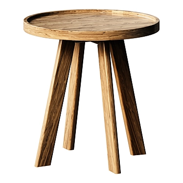 Modern Side Table: Ma Collection 3D model image 1 