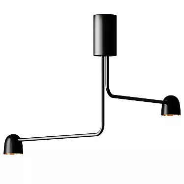 SPEERS ARM C: Modern Ceiling Light 3D model image 1 