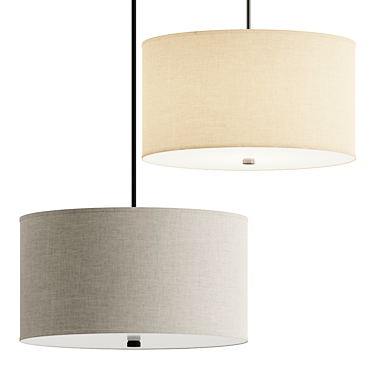 Dayna Pendant Lamp Ø610 x H330 3D model image 1 