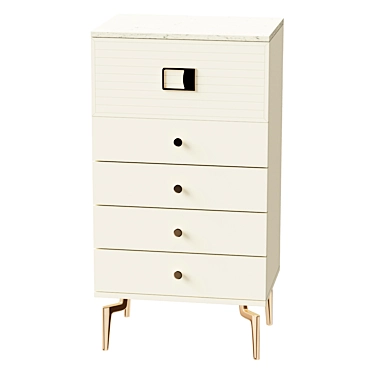  Veyron 5-Drawer Chest 693935 3D model image 1 