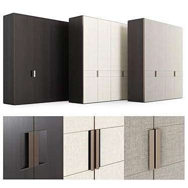 Modern Wardrobe System by Poliform 3D model image 1 