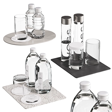 Modern Tableware Set NG4 3D model image 1 