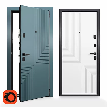 Urban Fortress Door System 3D model image 1 