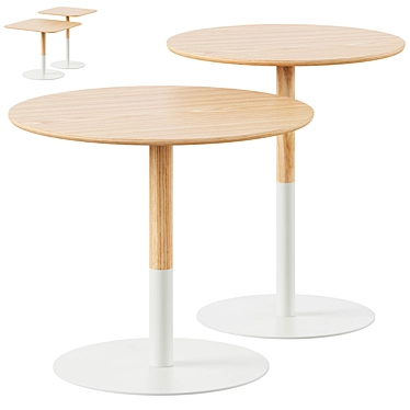 La Forma Watse Set Tables 3D model image 1 