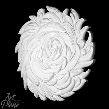 Decorative panel "Peony"