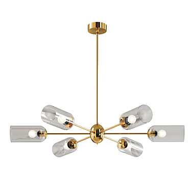  Glass Radiant Chandelier 3D model image 1 