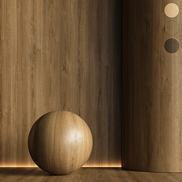 Seamless Wood Material Texture Pack 3D model image 1 