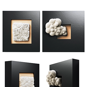 Decorative Wall Art Set 3D model image 1 