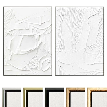 Texture Plaster 2 Photo Frame 3D model image 1 