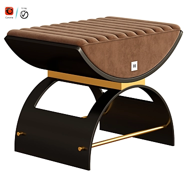 Modern EROS Stool Design 3D model image 1 