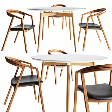 Dining table BA103 and UU Chair