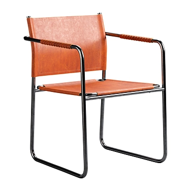 Modern Metal Amiral Chair 3D model image 1 