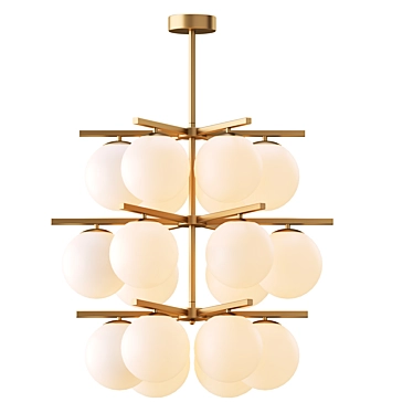 Eichholtz NOA Crystal Chandelier 3D model image 1 