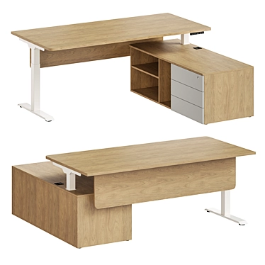 Contemporary SKID Table by SOLO 3D model image 1 