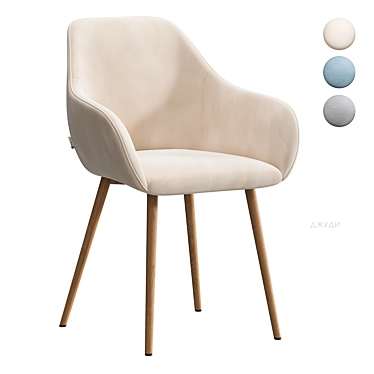 Judy Scandinavian Dining Chair 3D model image 1 