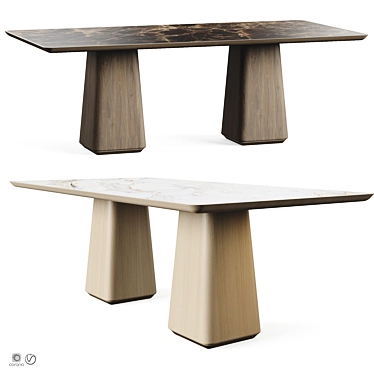  Stylish Ana Roque BILLY Table 3D model image 1 