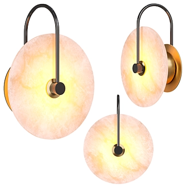 Title: Modern Lambert B Wall Light 3D model image 1 