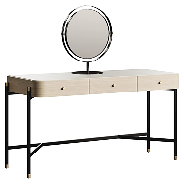 Elegant Rosie Dressing Table 2024 3D model image 1 