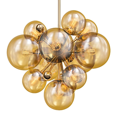 Kyoto Chandelier 3D Model VRay 3D model image 1 