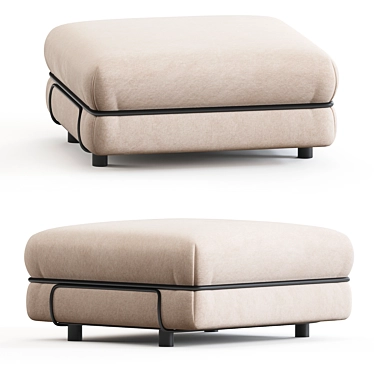 Contemporary GB Lounge Ottoman Furniture 3D model image 1 