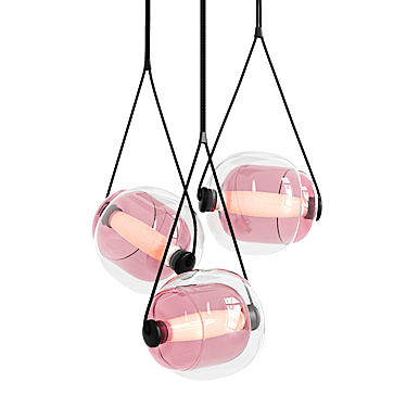 Modern Geometric Pendant Light 3D model image 1 