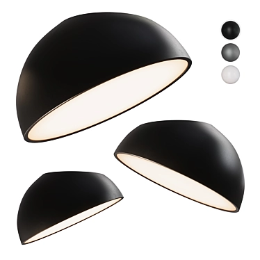 Modern Minimalist LED Ceiling Light 3D model image 1 