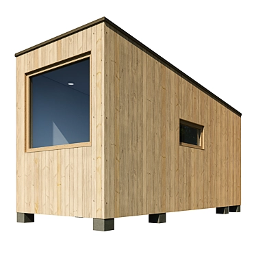 Modular Guest Cabin 3D model image 1 