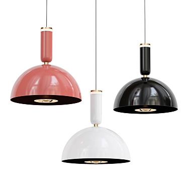 Modern TOFT Dome Pendant Light 3D model image 1 